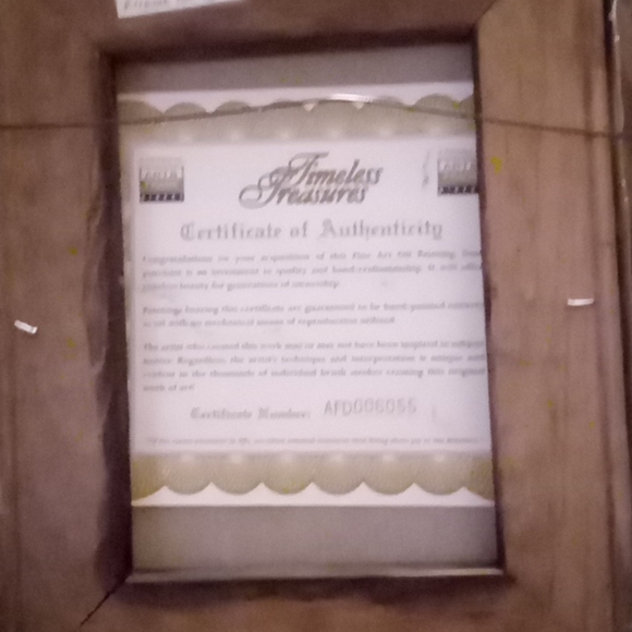 J. Roybac original oil painting / authenticity cer - Picture 2 of 2